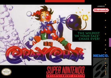 Kid Klown in Crazy Chase (USA) (Beta) box cover front